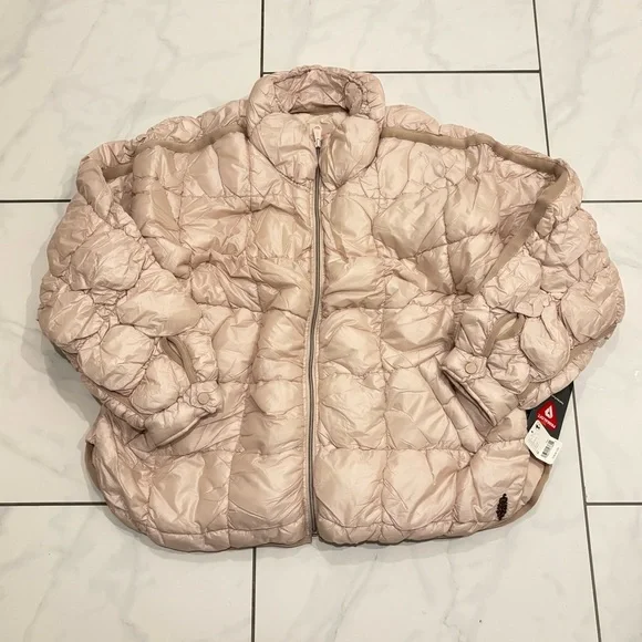 NWT Free People x FP Movement Pippa Scrunchy Glossy Packable Puffer Jacket - Picture 11 of 15